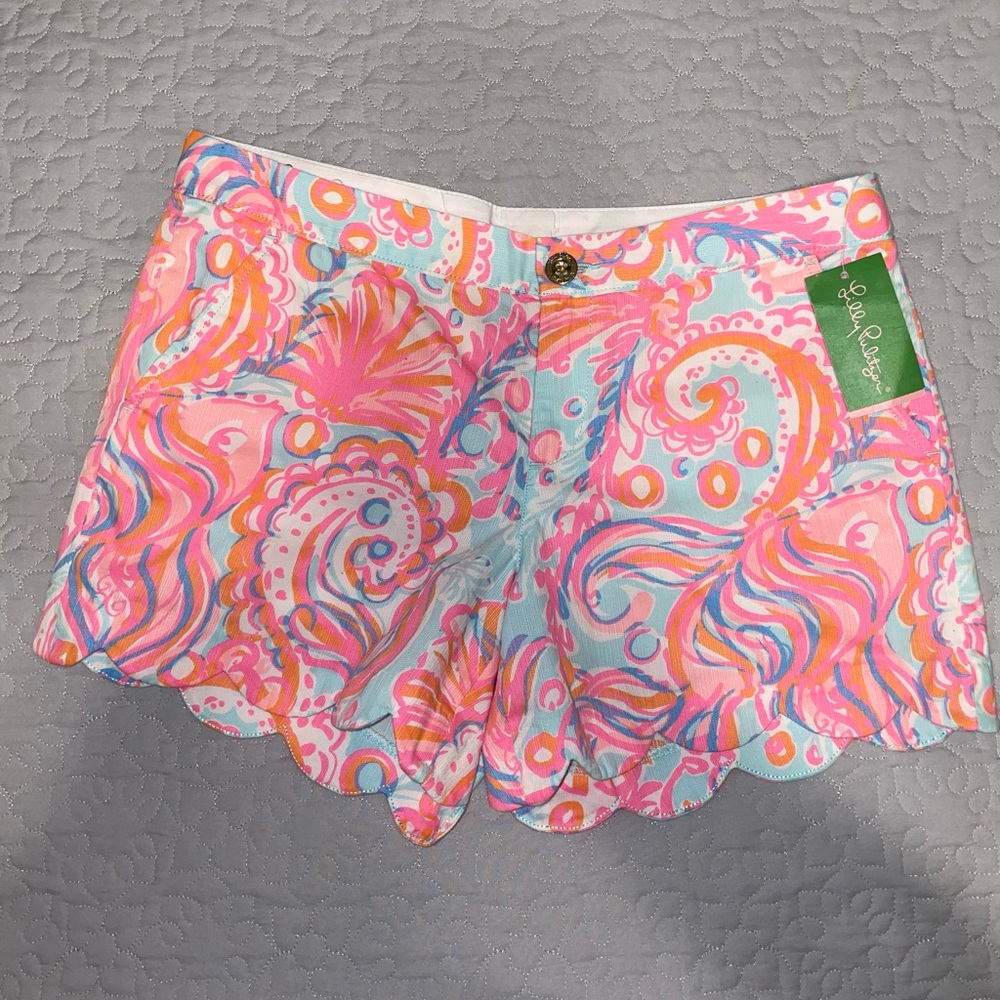 NWT Lilly Pulitzer Buttercup Shorts in Too Much Bubbly
